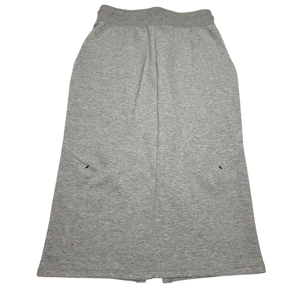 Nike Womens Sportswear Essential Midi Skirt Medium Gray Grey Heather CZ8918-063